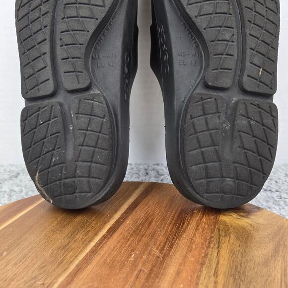 Oofos Ooahh Black Recovery Comfort Casual Daily Lifestyle Slide Sandals Mens 9 - Picture 11 of 13
